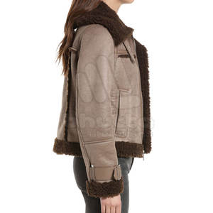 Vestes en polyester pour femmes, élégantes et personnalisées, fabriquées sur mesure, imperméables, vêtements d'hiver - Product Image 4