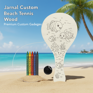 Set di Racchette da Beach Tennis in Legno Personalizzate Jarnal, Gadget Premium su Misura - Product Image 3