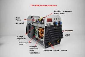 Máquina de Soldadura Eléctrica Inverter Portátil para Uso Doméstico e Industrial, Soldadura TIG con Electrodo, Salida AC/DC 250A - Product Image 3