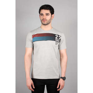 Clyde 100% Cotton Crewneck T-Shirt Breathable Anti-Wrinkle 3D Embroidered Pattern Solid Jersey 180g 280g Fabric Available - Product Image 1