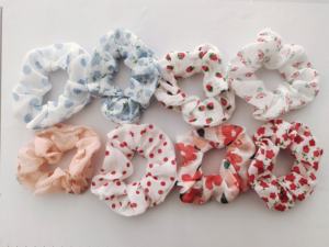 Scrunchies elásticos de tela, gran cantidad, con servicio de fábrica - Product Image 5
