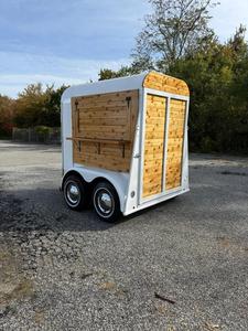 Envío Gratuito, Remolque de Bar Móvil de 8 Pies y Remolque de Bebidas, Estación de Cócteles y Jugos Totalmente Equipada para Eventos, Catering y Negocios Ambulantes - Product Image 3