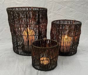 Wholesale Customizable <b>Gold</b> Style Iron Brass Candle Holder Stand Printed Metal <b>Lantern</b> Decorations for Home Garden Christmas Use - Product Image 4