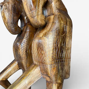 Adorno de Caballo Tallado Estilo Real para Decoración y Accesorios de Oficina - Product Image 4