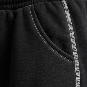 Men’s Oversized Baggy Sweatpants Wide Leg Streetwear <b>Trousers</b> Custom Logo Cotton Fleece Loose Fit Jogger Pants - Product Image 5