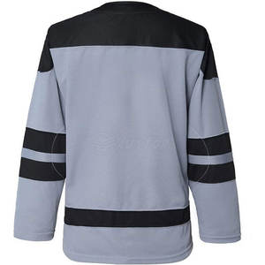 El último diseño Juvenil Desgaste Jersey de hockey sobre hielo Color sólido Jersey de hockey sobre hielo Venta al por mayor Mejor precio Jersey - Product Image 6