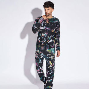 ชุดวอร์มมัดย้อมสำหรับผู้ชายใส่ออกกำลังกายในยิมเสื้อวอร์มย้อมสีสำหรับฤดูหนาว - Product Image 1