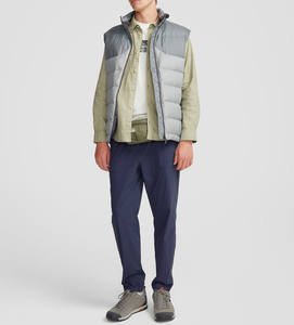 Chaleco acolchado con bolsillos con cremallera Chaqueta impermeable para exteriores - Product Image 5