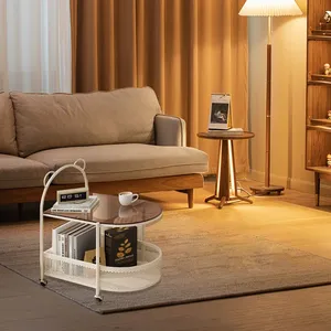 Carrito de Almacenamiento de Plástico Hecho a Mano de Varias Capas, Estilo Americano, con Ruedas, Diseño Ecológico con Patrón de Plantas, Seguro - Product Image 3