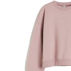 Unisex Oversized Crew Neck Pullover Sweatshirt Lantern Sleeve French Terry Breathable Heart Pattern Minimalist Casual Autumn - Product Image 3