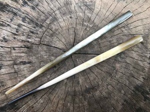 Polished Finish Buffalo Horn <b>Hair</b> <b>Pins</b> for Women's Ox Horn <b>Hair</b> Styling Stick Natural Accessory - Product Image 3