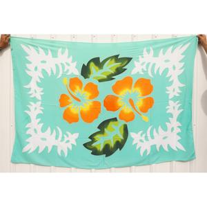 Pareos Hawaianos Pintados a Mano 100% Rayón de Alta Calidad, Ropa de Playa Personalizada al por Mayor, Cubierta para las Islas del Pacífico Asiático HPMU002-01-180 - Product Image 1