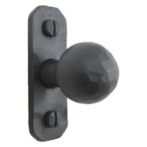 มือจับประตูเหล็กดัดแบบมินิมอล สีดำ สำหรับประตูและหน้าต่าง ใช้ในบ้าน โรงแรม ประตูรั้ว - Product Image 5