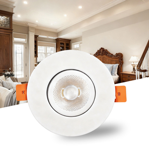 3-inch có thể điều chỉnh lõm chống chói <span class=keywords><strong>COB</strong></span> <span class=keywords><strong>LED</strong></span> Trần Gimbal tại chỗ 7 Wát downlight cho phòng ngủ phòng khách sạn - Product Image 1
