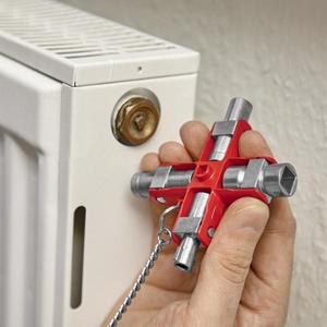 เครื่องมืออเนกประสงค์แบบกุญแจยูนิเวอร์แซลของ Knipex สำหรับตู้มาตรฐานและระบบปิดวาล์วทุกประเภท - Product Image 3