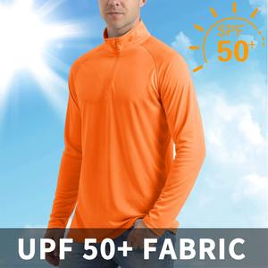 Chemise de pêche pour homme de haute qualité personnalisée, UPF 50, manches longues, fermeture éclair 1/4, combinaison de pêche, logo personnalisé, chemise à manches longues, combinaison de pêche - Product Image 3