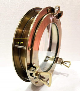 Porthole Nautical Ship Window Mirror Glass Vintage <b>Marine</b> Wall Mirror for Home Decor Bathroom Living Room and Coastal Decoration - Product Image 5