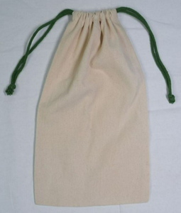 Sacs en coton biologique personnalisés, écologiques, recyclables, réutilisables, avec cordon de serrage, impression sérigraphique, cadeau, artisanat, promotion, bijoux - Product Image 1