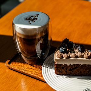 Tazze da <span class=keywords><strong>Caffè</strong></span> <span class=keywords><strong>in</strong></span> <span class=keywords><strong>Vetro</strong></span> Borosilicato a Doppia Parete da 250ml, Ideali per Espresso e Cappuccino, Trasparenti per Bevande Calde - Product Image 5