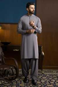 Nouveau Salwar Kameez en Soie Georgette Brodé pour Hommes, Idéal pour les Mariages et les Soirées, Design Ethnique Moderne, Matériaux Soie et Rayonne - Product Image 5