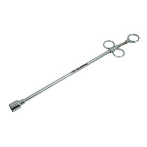 Pistolet à boulettes métallique moyen, réutilisable, à ressort, durable, pour veaux, chèvres, moutons, conçu pour une utilisation sûre et efficace, grande taille - Product Image 1