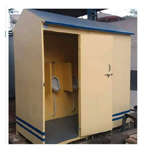 Modelo X, inodoro móvil portátil de alta calidad para exteriores, urinario multiunidad de estilo moderno con 4 urinarios, 1 lavabo listo para enviar - Product Image 1