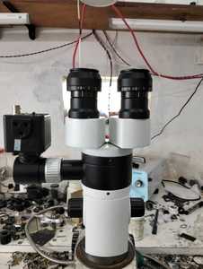 Microscope binoculaire à tête inclinable à 45 degrés et 180 degrés, avec éclairage LED, pour chirurgie ORL... - Product Image 4