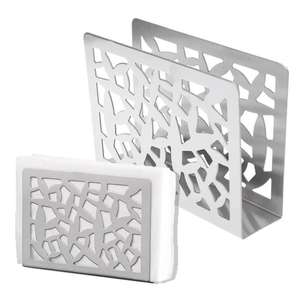 Soporte para pañuelos de acero inoxidable para cocina, recipiente para pañuelos de cocina de acero inoxidable resistente a bajo precio - Product Image 3