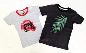 Camisetas de algodón 2024 cómodas de verano 100% para niños, camisetas personalizadas para niños, camisetas con estampado de pantalla de personajes, camisas lisas con tinte de corbata para - Product Image 3