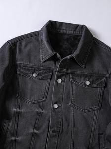 Veste en jean raffinée pour homme Vêtements d'extérieur décontractés de qualité supérieure, manteau de mode intemporel, vêtements de tous les jours élégants essentiels - Product Image 4