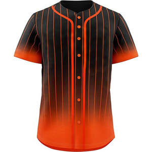 Conjuntos de Camisetas de Béisbol Personalizadas Unisex, 100% Poliéster, Transpirables, de Secado Rápido, Antibacterianas, Cuello en V, Modelo SWIFT FUSION - Product Image 3