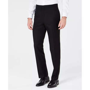 Pantaloni da uomo Ryan Seacrest Distinction, leggeri, a gamba dritta, vestibilità regolare, neri, taglia 36X32, in tessuto pettinato - Product Image 1