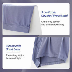 Calzoncillos Boxer de Algodón Elástico de Cintura Media para Hombre, Estilo Hip Hop, Secado Rápido, Transpirables, con Cordón Ajustable, para Deportes y Fitness - Product Image 3