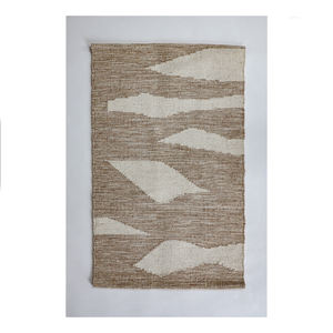 Trendy Modern 100% Alfombra de lana natural Rectángulo grande Diseño simple para el hogar o el hotel Lavable a precio de mercado - Product Image 1