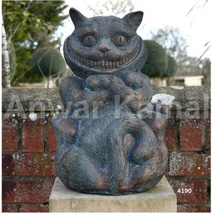 Sculpture de jardin de Couple en fonte de haute qualité idéale pour le décor de patio de parc de cour de jardin de maison - Product Image 3