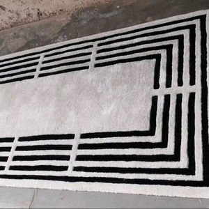 พรมขนสัตว์ขนาด5x8 12X14ปรับแต่งได้ทันสมัยหรูหราทำด้วยมือนุ่มมือปมนามธรรมสำหรับบ้านสำนักงานโรงแรม - Product Image 2