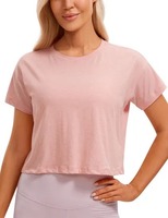 Camisetas Cortas de Moda para Mujer con Logotipo Personalizado, de Alta Calidad, 100% Algodón, Corte Holgado, Ropa de Golf, Camisetas de Verano para Chicas