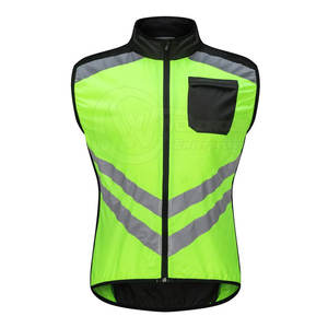 OEM Unisex Deportes Ciclismo Chaleco para Verano Hombres Mujeres Tallas Grandes Chaquetas de Seguridad Verano Liso En Blanco Poliéster Ciclismo Chaleco para - Product Image 1
