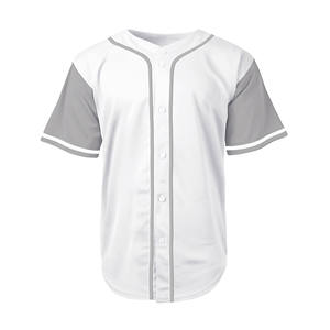 Private Label Schneller Versand Geringe Mindestbestellmenge Meistverkauftes Vintage Bestes Sportbekleidung Polyester Outdoor Baseball Trikot mit Gesticktem Design - Product Image 1