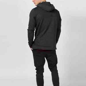 Sudaderas con Capucha y Cuello Redondo para Hombre, con Logotipo Personalizado, 100% Poliéster, para Deportes, Correr, Gimnasio, Ajuste Regular, Transpirables, al por Mayor - Product Image 3