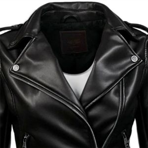 Chaqueta de cuero para mujer de alta calidad 2025 | Chaqueta de cuero genuino elegante y duradera para un aspecto atemporal - Product Image 2