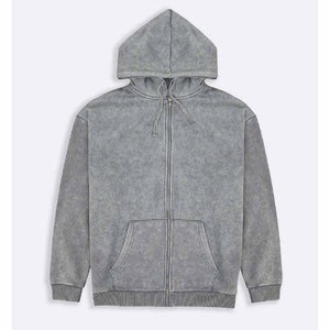 เสื้อฮู้ดแนวสตรีทของผู้ชายแนววินเทจผ้าคอตตอนผสม100% งานปักสีล้วนสำหรับฤดูหนาวกำหนดเองได้2025 - Product Image 4