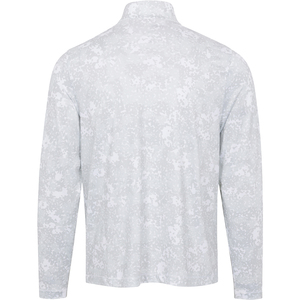 <b>Mens</b> Quarter-Zip Pullover Golf Shirt Breathable Quick Dry Knitted Polyester/Cotton <b>Long</b> <b>Sleeve</b> Collared Front Logo Sports <b>Top</b> - Product Image 2