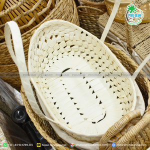 Bolsa de playa de jacinto de agua natural con interior espacioso y asas cómodas Exportación de Vietnam - Product Image 5