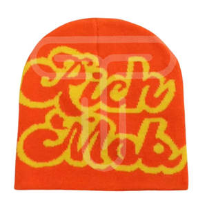 Gorro de Punto Informal Ligero, Gorro de Invierno Elegante, Gorro de Invierno Personalizado de Alta Calidad, Gorro de Invierno con Logotipo Personalizado, Gorros de Jacquard de Invierno - Product Image 6