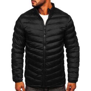 Chaqueta de invierno ultraligera OEM personalizada para hombre, tela de lona impermeable, abrigo calefactable a prueba de viento, ropa impermeable ligera - Product Image 1