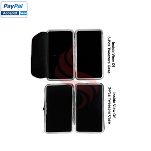 Étui magnétique en cuir artificiel personnalisé, vide, à motif cils, pour pinces à cils et extensions de cils, sourcils – Vente chaude - Product Image 4