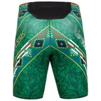 Shorts de sport en toile pour hommes, taille élastique, respirants, séchage rapide, pour fitness, entraînement, gym, Muay Thai, MMA, Kickboxing