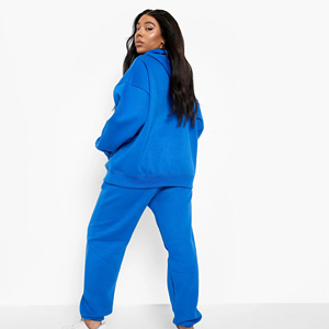 Chándal de dos piezas de algodón informal de manga larga para mujer, chándal deportivo y de ocio de moda para mujer, conjuntos de chándales de dos piezas personalizados - Product Image 6