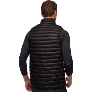 Gilet matelassé pour hommes conçu sur mesure par le fabricant pour l'hiver, vêtements d'extérieur de sport sans manches et matelassés avec logo, style décontracté - Product Image 4